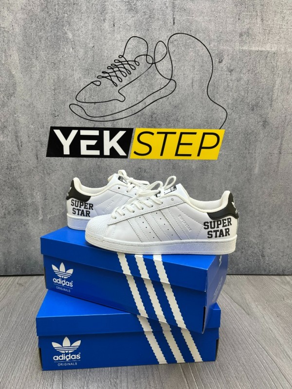 Adidas Süperstar Beyaz-Yazılı